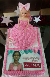 Birthday Doll Cake